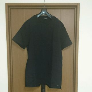 エイチアンドエム(H&M)のH&M 黒ロンTシャツ(Tシャツ(半袖/袖なし))