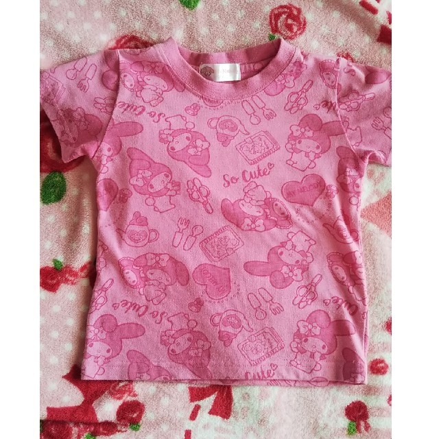  マイメロ 女の子Tシャツ 95 キッズ/ベビー/マタニティのキッズ服女の子用(90cm~)(Tシャツ/カットソー)の商品写真
