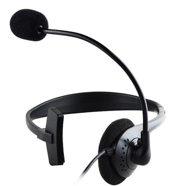 片耳ヘッドセット スマホ/家電/カメラのオーディオ機器(ヘッドフォン/イヤフォン)の商品写真