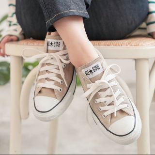 コンバース(CONVERSE)の限定週末価格♡コンバースベージュ　23cm(スニーカー)