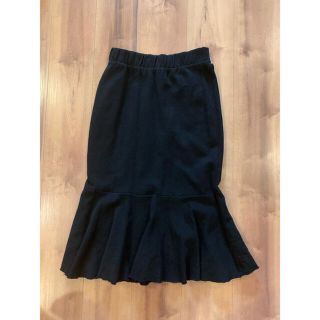 ザラ(ZARA)のZARAスウェット地スカートBLK(その他)