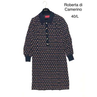 ロベルタディカメリーノ(ROBERTA DI CAMERINO)の美品♡ ロベルタディカメリーノ ワンピース 40 L 春コーデ(ひざ丈ワンピース)