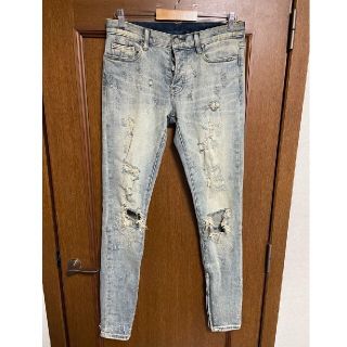 フィアオブゴッド(FEAR OF GOD)のミニマル MNML クラッシュデーパードデニム 30インチ(デニム/ジーンズ)