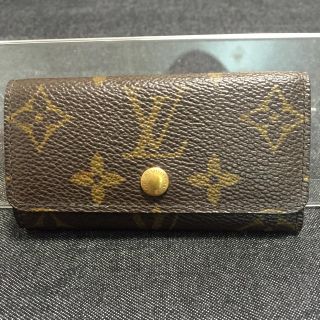 ルイヴィトン(LOUIS VUITTON)の【鑑定済】送料込⭐️ ヴィトン モノグラム 四連キーケース(キーケース)