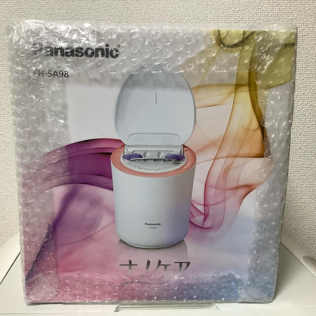 フェイスケア/美顔器★ほぼ新品★ パナソニック スチーマー ナノケア W温冷エステタイプ