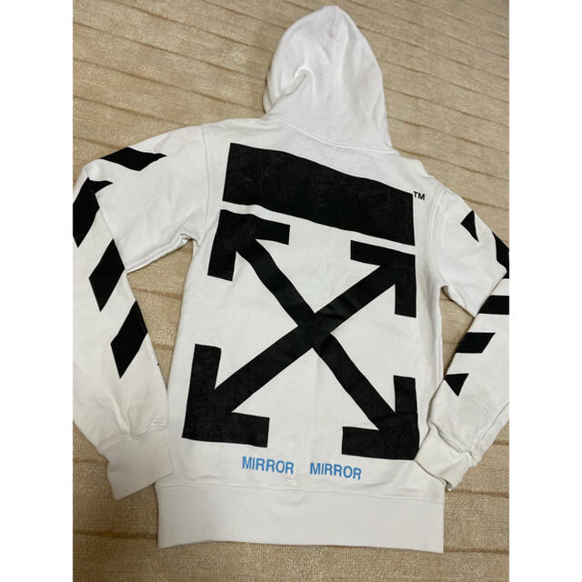 新品 OFF-WHITE オフホワイト パーカーです白 S