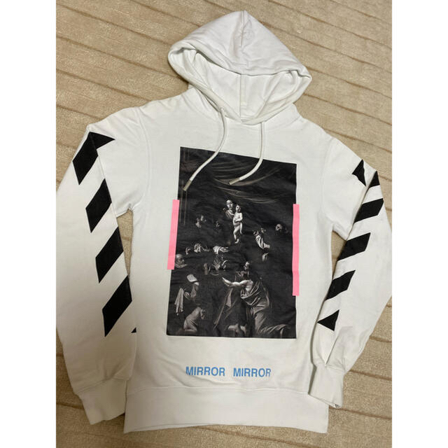 新品 OFF-WHITE オフホワイト パーカーです白 S