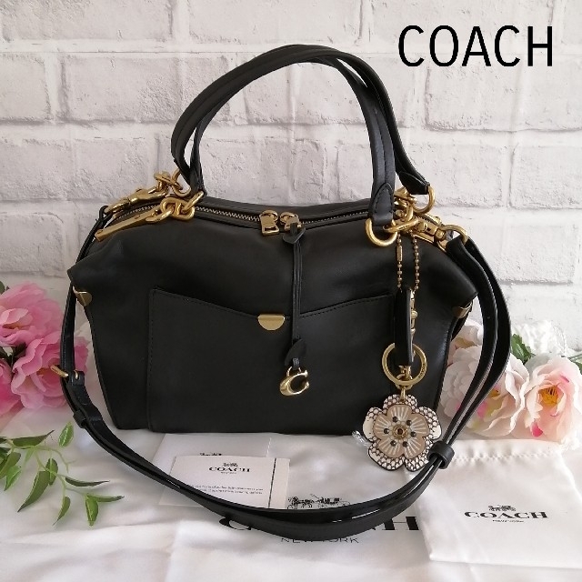 美品★COACH  コーチ★ダルラ　2wayハンド/ショルダーバッグ  ブラック