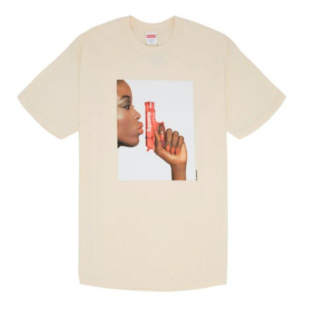 シュプリームSupreme Water Pistol Tee Natural Lサイズ