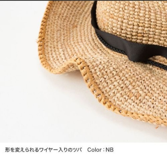 THE NORTH FACE(ザノースフェイス)のノースフェイス ラフィアハット レディースの帽子(麦わら帽子/ストローハット)の商品写真