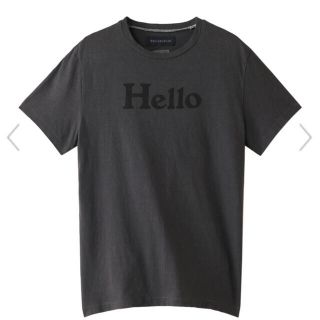 マディソンブルー(MADISONBLUE)の【新品】madisonblue HELLO Tシャツ　グレー　01(Tシャツ(半袖/袖なし))