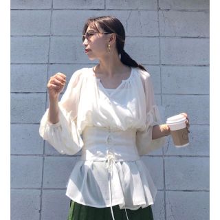 アメリヴィンテージ(Ameri VINTAGE)のMEDI RELAXING ELEGANT BLOUSE (シャツ/ブラウス(長袖/七分))