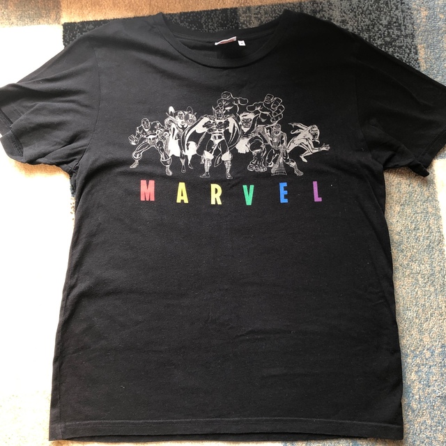 GU(ジーユー)のマーベル　半袖Tシャツ メンズのトップス(Tシャツ/カットソー(半袖/袖なし))の商品写真