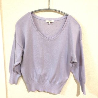 プロポーションボディドレッシング(PROPORTION BODY DRESSING)のプロポーションボディドレッシング　パープルニット(ニット/セーター)