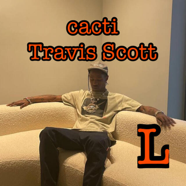 cacti Tシャツ Lサイズ travis scott