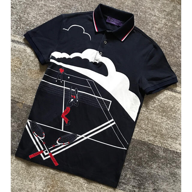 別格のデザイン 最高級ライン ラルフローレンパープルレーベル テニス ポロシャツ