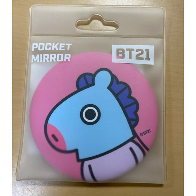 防弾少年団(BTS)(ボウダンショウネンダン)の韓国で発売　BT21  BTS 公式グッズ　POCKET MIRROR MANG エンタメ/ホビーのタレントグッズ(アイドルグッズ)の商品写真