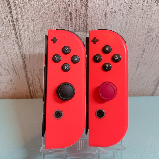 美品 人気カラー ブルー レッドSwitch 左右セットジョイコンJoy-Con