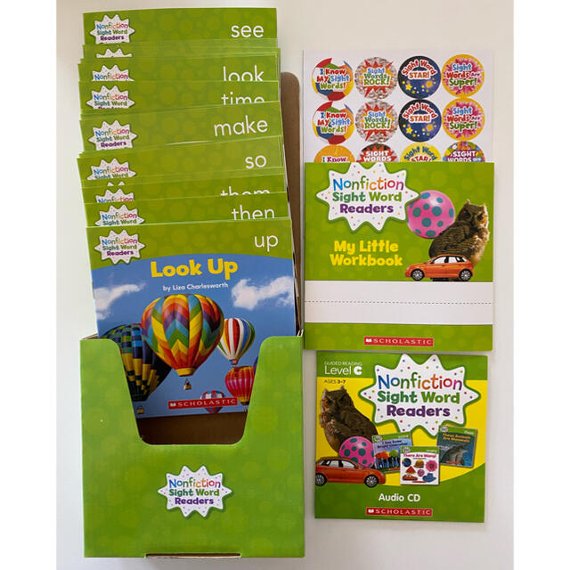 新品 英語絵本CD付 Nonfiction Sight Word Readers 6