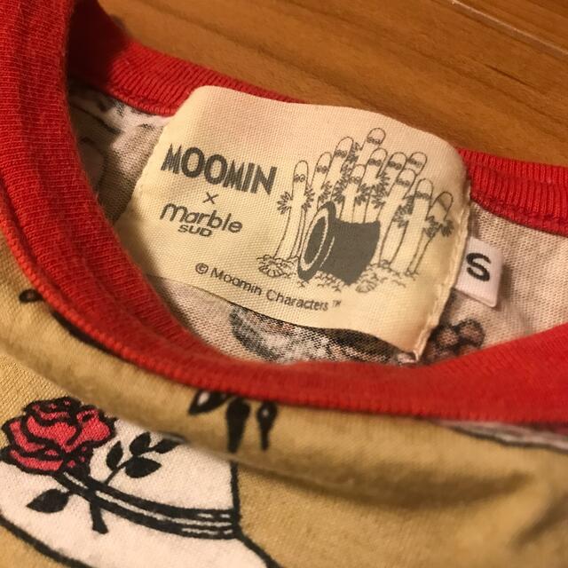 こども ビームス(コドモビームス)のMOOMIN × marbleSUD コラボキッズTシャツ　サイズS キッズ/ベビー/マタニティのキッズ服女の子用(90cm~)(Tシャツ/カットソー)の商品写真