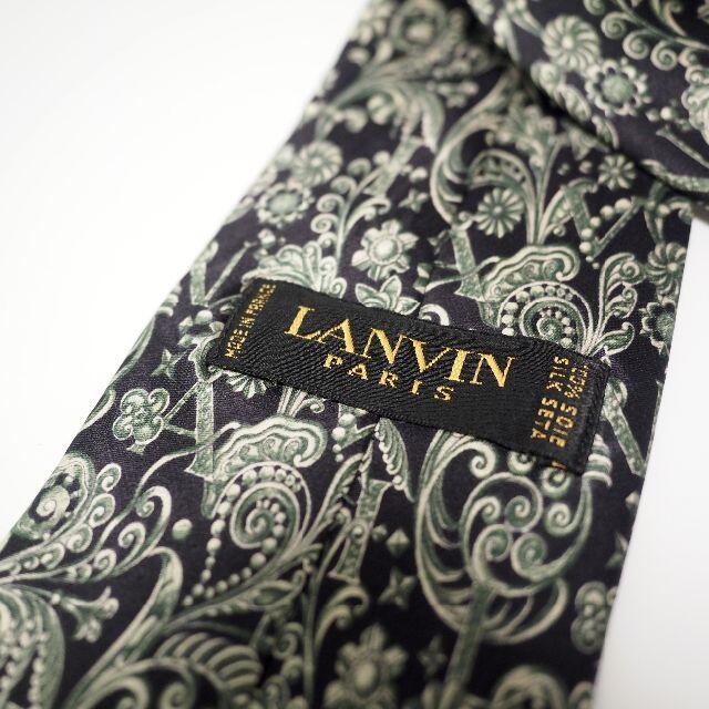 LANVIN(ランバン)の美品✨LANVIN（ランバン）ブランド ヴィンテージ ネクタイ メンズのファッション小物(ネクタイ)の商品写真