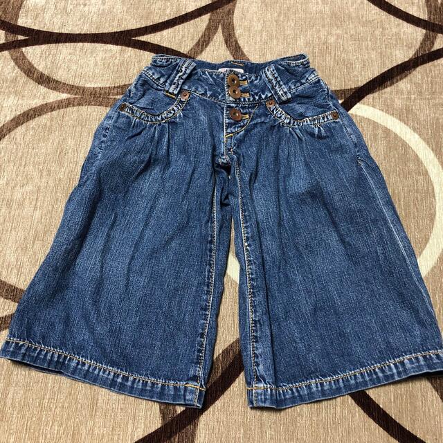 muchacha(ムチャチャ)の値下　ムチャチャ　ガウチョパンツ XS 90〜95 キッズ/ベビー/マタニティのキッズ服女の子用(90cm~)(パンツ/スパッツ)の商品写真