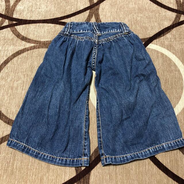 muchacha(ムチャチャ)の値下　ムチャチャ　ガウチョパンツ XS 90〜95 キッズ/ベビー/マタニティのキッズ服女の子用(90cm~)(パンツ/スパッツ)の商品写真