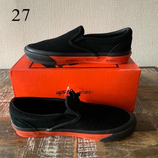 ダブルタップス(W)taps)のvans×wtaps スリッポン 27cm バンズ ダブルタップス(スリッポン/モカシン)