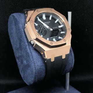 ジーショック(G-SHOCK)のマロ様専用 GA-2100本体付き ラバーベルトセット カシオーク カスタム(腕時計(アナログ))