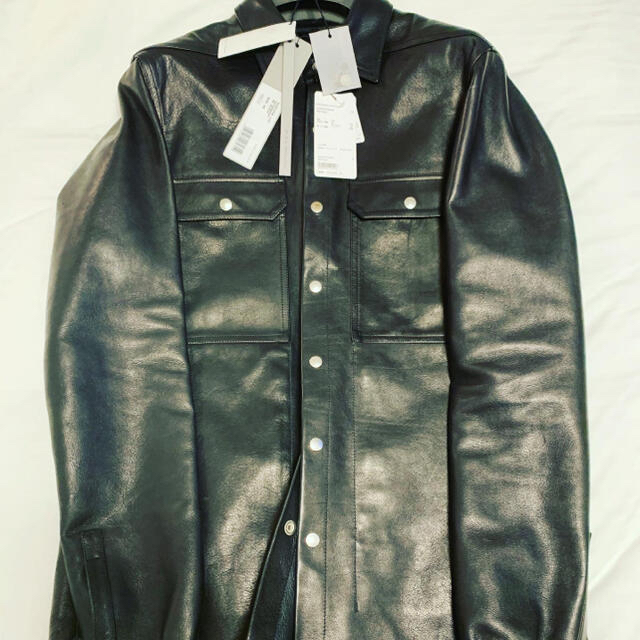 品質が完璧 Rick Owens - rickowens 20fw leather outershirts46