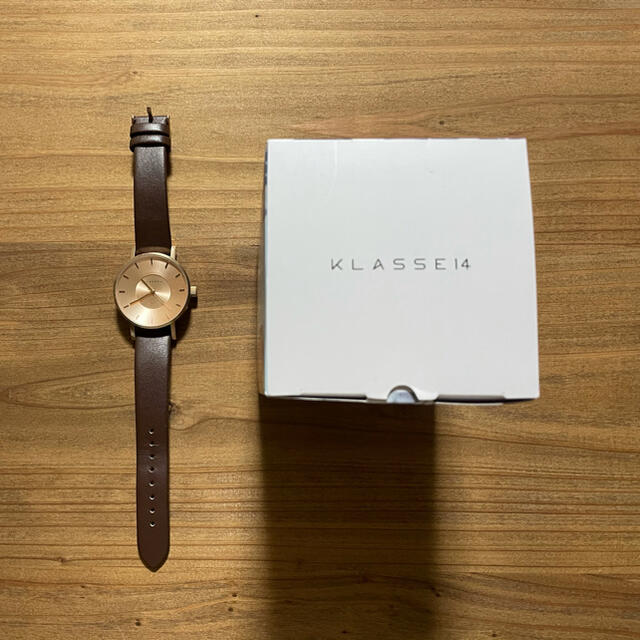 独創的 腕時計 アナログ KLASSE14 ブラウン 腕時計