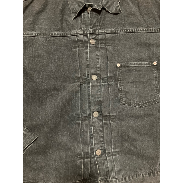 L'Appartement DEUXIEME CLASSE(アパルトモンドゥーズィエムクラス)のシュタンバウムSTAMMBAUM DENIMJACKETデニムジャケットブラック レディースのジャケット/アウター(Gジャン/デニムジャケット)の商品写真