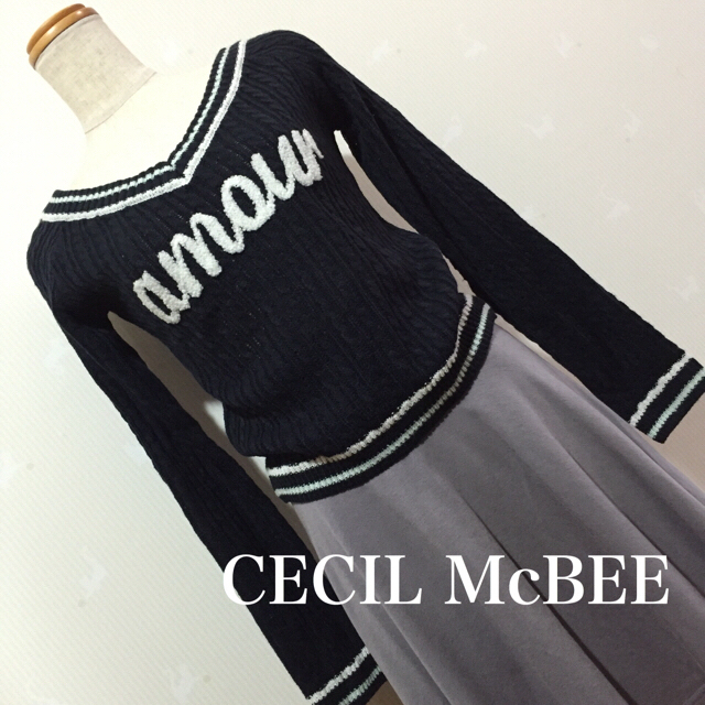 CECIL McBEE(セシルマクビー)のCECIL McBEE 新品タグ付き ニット レディースのトップス(ニット/セーター)の商品写真