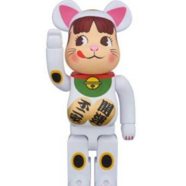 BE@RBRICK ベアブリック ペコちゃん 招き猫 福 1000% - その他