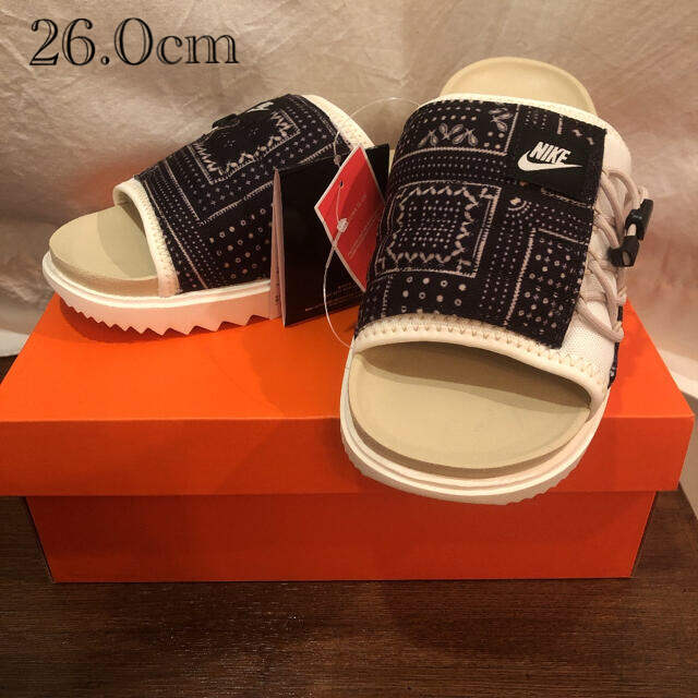 NIKE ASUNA SLIDE SANDAL PAISLEY 26cm26cm表示カラー