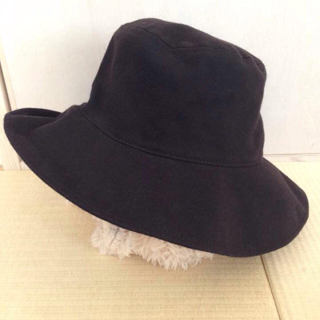 agnes b.(アニエスベー)のアニエスb  ハット  黒  お値下げ レディースの帽子(ハット)の商品写真