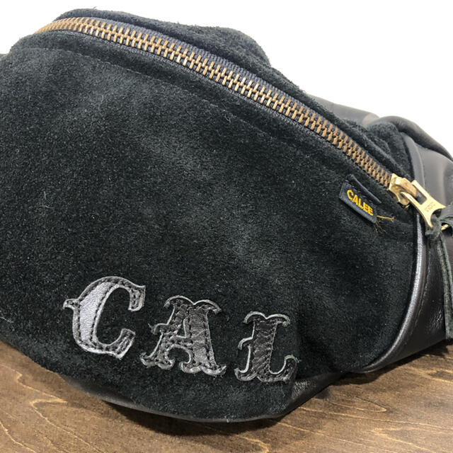 美品 CALEE VANSON LEATHER FUNNY PACK Black 人気No.1 www