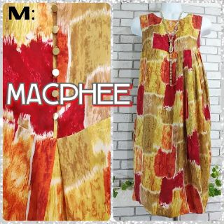 マカフィー(MACPHEE)の売約★M：ミディアムワンピース／マカフィー・トゥモーローランド★超美品★(ひざ丈ワンピース)