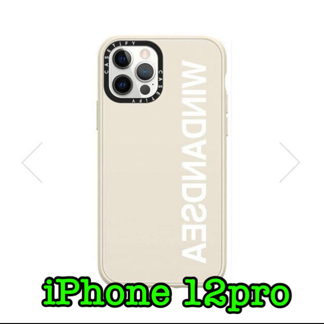 スマホアクセサリーCASETIFY × WIND AND SEA iPhone12pro