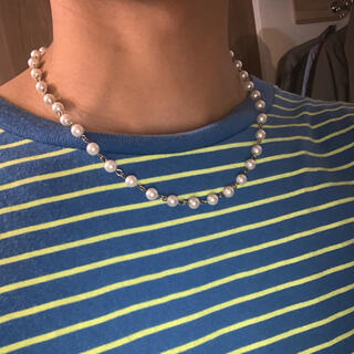 キャピタル(KAPITAL)のパールネックレス　pearl  necklace(ネックレス)