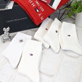 トミーヒルフィガー(TOMMY HILFIGER)のTOMMY HILFIGER　リブソックス　18〜20センチ　5足セット　　　(靴下/タイツ)