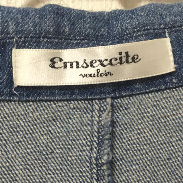 EMSEXCITE(エムズエキサイト)のデニムチェスターコート レディースのジャケット/アウター(チェスターコート)の商品写真