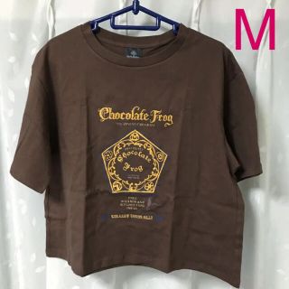 ジーユー(GU)のGU ハリーポッター グラフィックT 5分袖 ダークブラウン M(Tシャツ(半袖/袖なし))