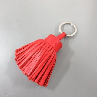 エルメス(HERMES)のエルメス カルメン レッド×シルバー(キーホルダー)