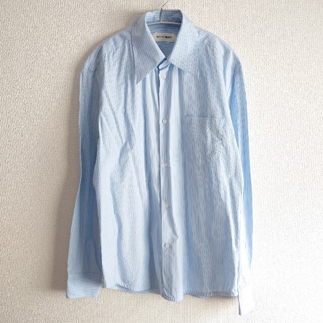 namacheko 19aw meke shirts シャツ　ストライプ 1