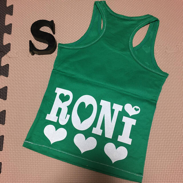 RONI(ロニィ)の34🌸新品🌸サンプルRONI🌸タンクトップ🌸S キッズ/ベビー/マタニティのキッズ服女の子用(90cm~)(Tシャツ/カットソー)の商品写真