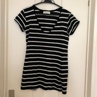 ザラ(ZARA)のZARA ボーダー　カットソー(カットソー(半袖/袖なし))