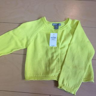 ベビーギャップ(babyGAP)の新品タグ付き BabyGap ニットカーディガン(カーディガン)