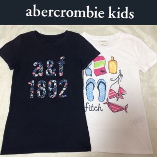 アバクロンビーアンドフィッチ(Abercrombie&Fitch)のAbercrombie kids☆半袖Tシャツ2着セット2点アバクロンビーキッズ(Tシャツ/カットソー)