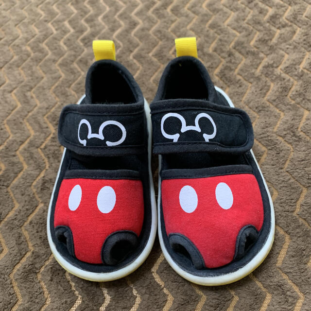 Disney(ディズニー)のミッキー　ベビーサンダル　14cm キッズ/ベビー/マタニティのベビー靴/シューズ(~14cm)(サンダル)の商品写真